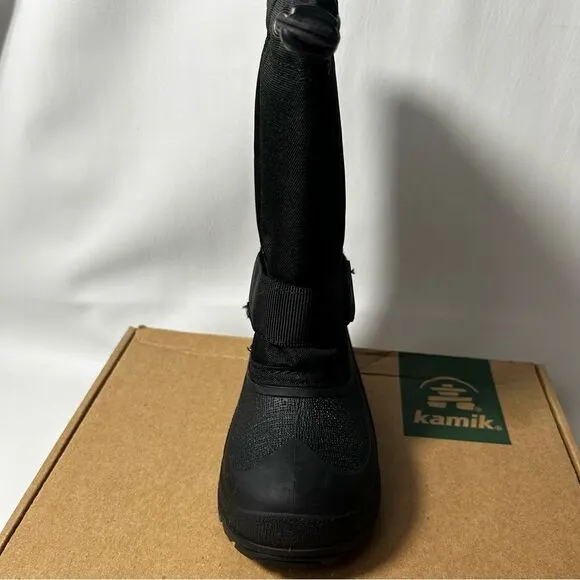 Kamik - Boy's Rocket Wide Black Boot - Size 12 Little Kid W