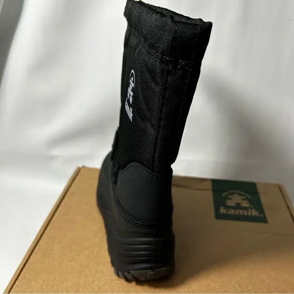 Kamik - Boy's Rocket Wide Black Boot - Size 12 Little Kid W