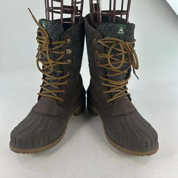 Kamik KAMI SIENNA 2 Brown Boot US 7 Insulated 200G Waterproof Winter Boots