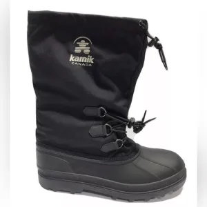 Kamik Men’s Canuk Black Insulated Winter Boots Size 13M