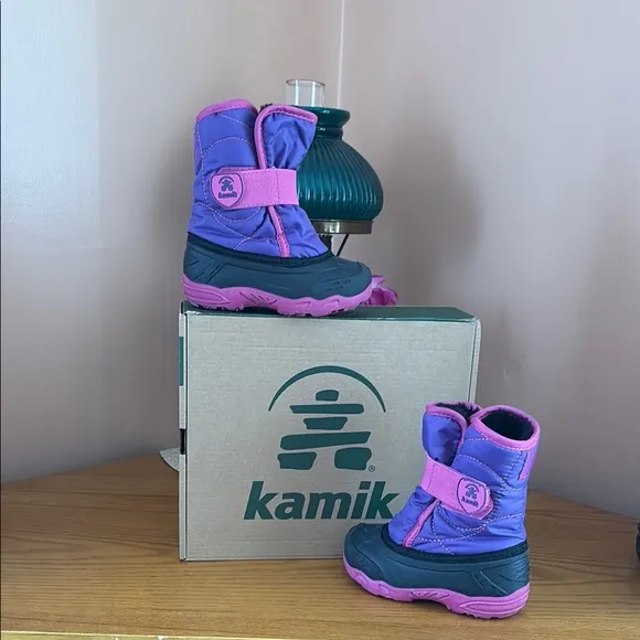 Kamik Purple and Pink Insulated Winter Boots