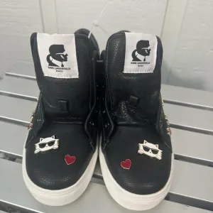 Karl Lagerfeld Paris Women's Cate Embellished Sneakers Women's Shoes Size 11 EUC