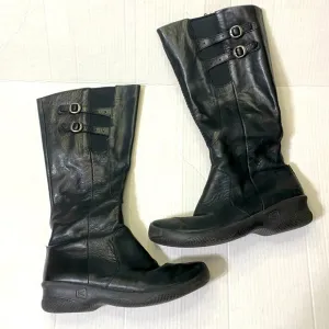 Keen 10 Bern Baby Bern Boots Black Leather Riding Zip Boots