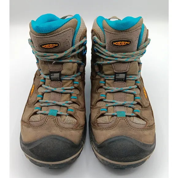 Keen Boots Wn 9.5 Brown Durand Mid Height Waterproof Outdoors Hiking Nature USA