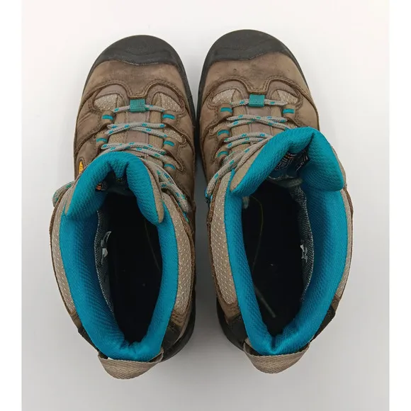 Keen Boots Wn 9.5 Brown Durand Mid Height Waterproof Outdoors Hiking Nature USA