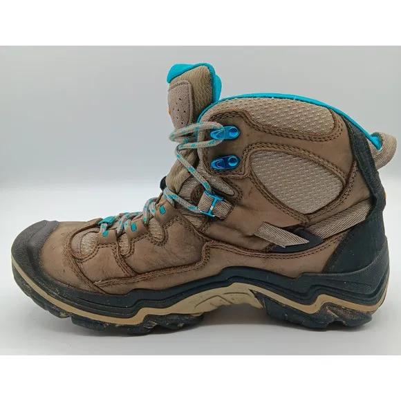 Keen Boots Wn 9.5 Brown Durand Mid Height Waterproof Outdoors Hiking Nature USA