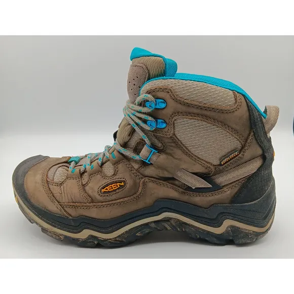 Keen Boots Wn 9.5 Brown Durand Mid Height Waterproof Outdoors Hiking Nature USA