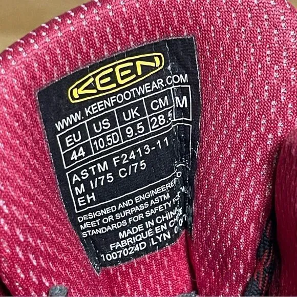 Keen Dry Mens Steel Toe Hiking Work Boots Size 10.5D ASTM F2413-11 Waterproof