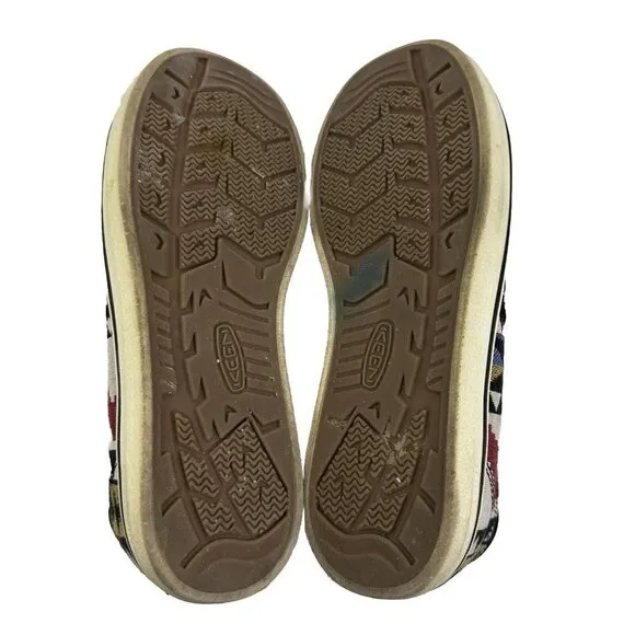 Keen Elsa IV Shoes 7 Aztec Southwest Bohemian Canvas Lace Up Womens