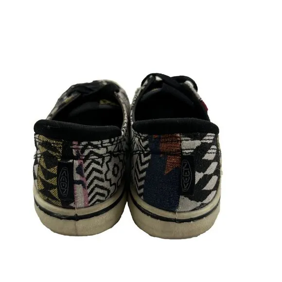 Keen Elsa IV Shoes 7 Aztec Southwest Bohemian Canvas Lace Up Womens