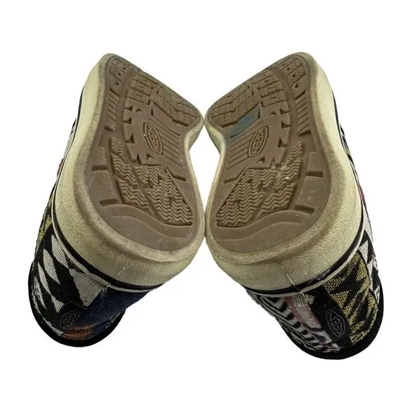 Keen Elsa IV Shoes 7 Aztec Southwest Bohemian Canvas Lace Up Womens