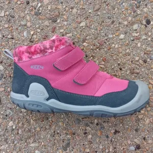 Keen Knotch Double Strap Pink Waterpoof Chukka Boots Booties Youth Sz 6