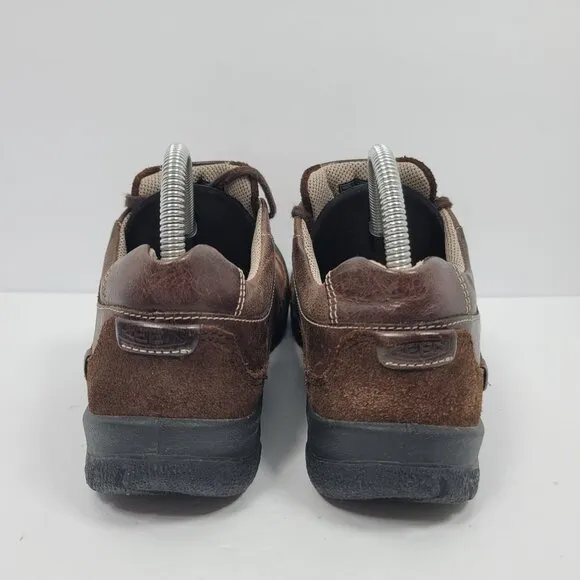 Keen Lace Up Comfort Men's Brown Leather Suede Shoes US Size 10