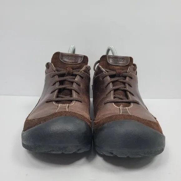 Keen Lace Up Comfort Men's Brown Leather Suede Shoes US Size 10