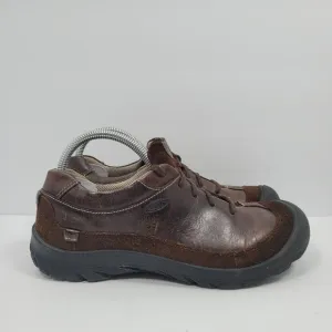 Keen Lace Up Comfort Men's Brown Leather Suede Shoes US Size 10