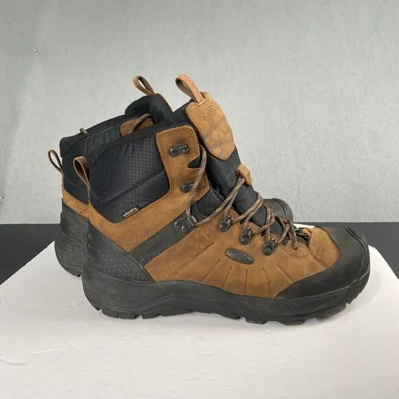 Keen Revel IV Warm, Men’s size  12 Hiking Boots - Waterproof Brown Insulated