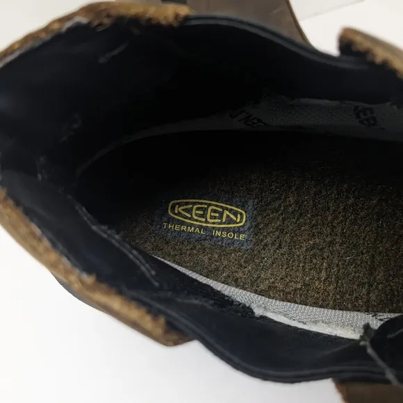 Keen Revel IV Waterproof Chelsea Boots, Brown Leather, Mens 11