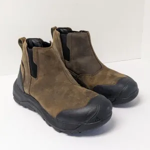Keen Revel IV Waterproof Chelsea Boots, Brown Leather, Mens 11