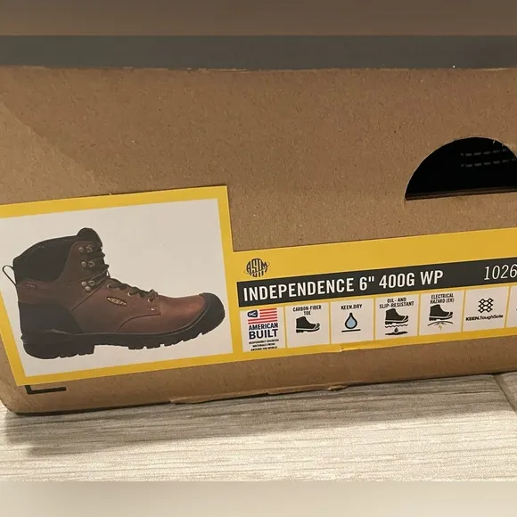 KEEN Utility Independence 6&quot; Composite Toe Waterproof 400G Work Boot - Size 12D