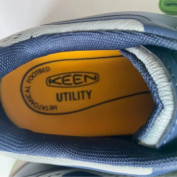 KEEN Utility Sparta 2 Low Alloy Toe Work Shoes 1023209 Mood Indigo 7.5 EE(wide)