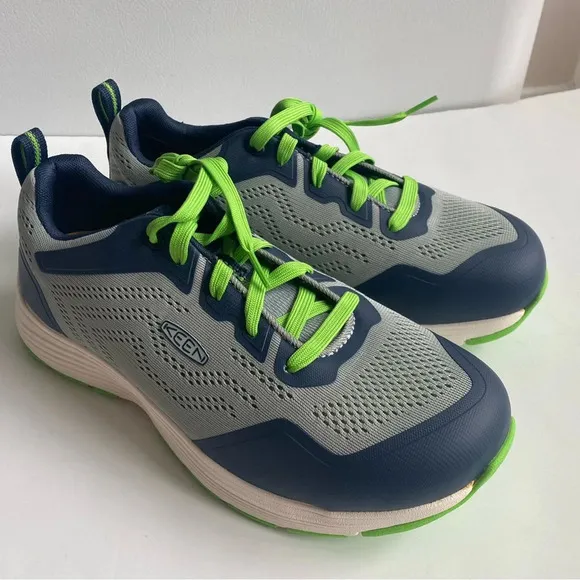 KEEN Utility Sparta 2 Low Alloy Toe Work Shoes 1023209 Mood Indigo 7.5 EE(wide)
