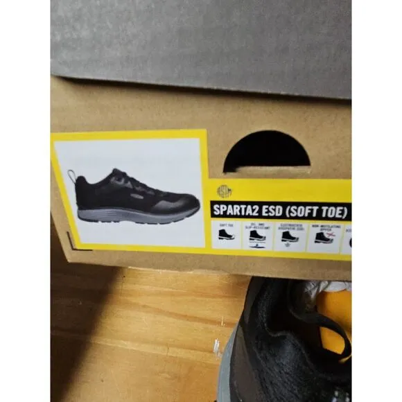KEEN Utility Women's Sparta 2 Low Height‎ Soft Toe Steel Grey/Black, 6.5