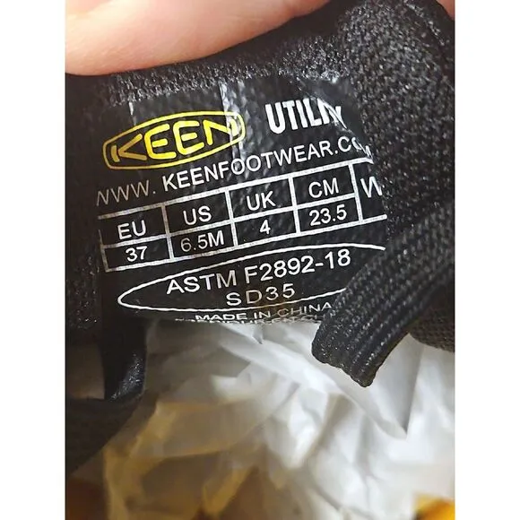 KEEN Utility Women's Sparta 2 Low Height‎ Soft Toe Steel Grey/Black, 6.5