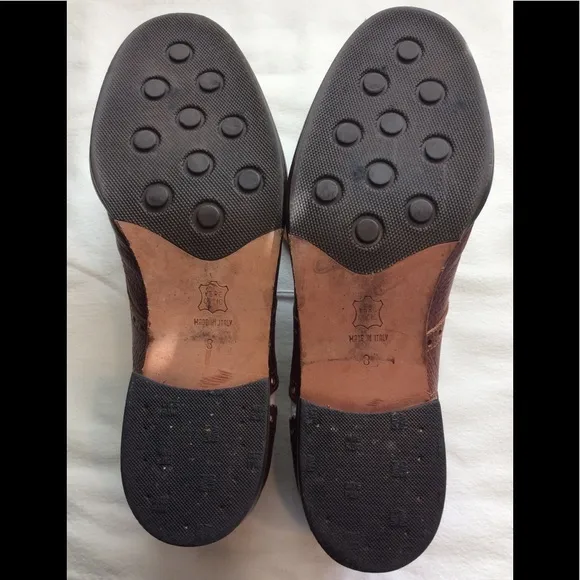 KENNETH COLE WING TIP SHOE REMOVABLE KILTIE 7 1/2