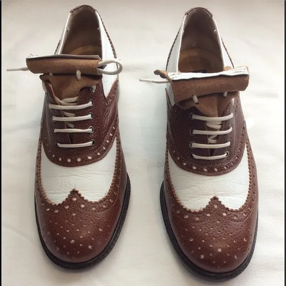 KENNETH COLE WING TIP SHOE REMOVABLE KILTIE 7 1/2