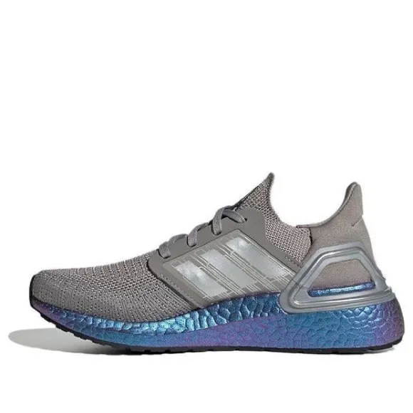 Kids Youth Adidas UltraBoost 20 5 Dash Grey Iridescent NASA Running Shoes