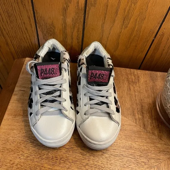 Kids&quot; Shoes P448 You Can Surf Later Leopard Sneakers