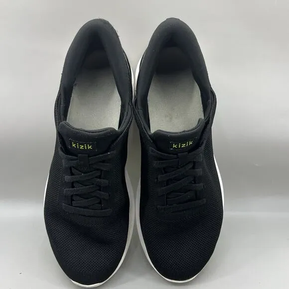 Kizik Athens Hands Free Running Sneakers Men’s Size 12 Black White Comfort Shoes