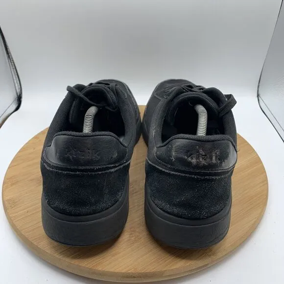 Kizik Prague Mens Size 14 Shoes Black Canvas Handsfree Low Top Sneakers