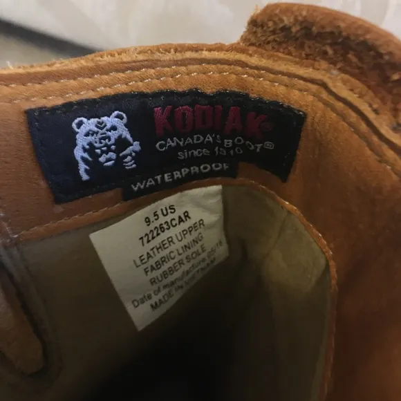 Kodiak Alcona waterproof boots sz. 9.5