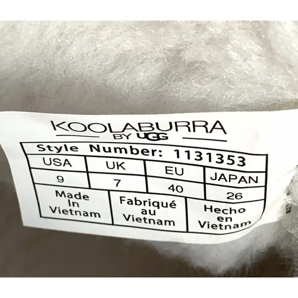 KOOLABURRA BY UGG KOOLA Clear Mini Pastel Ankle Boots 1131353 Faux Fur