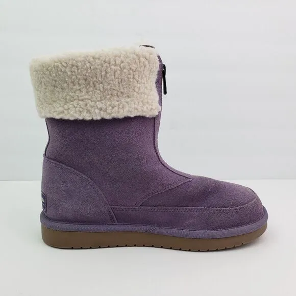 Koolaburra By UGG Lytta Girls Size 3Y Purple Suede Warm Winter Boots 1121540K