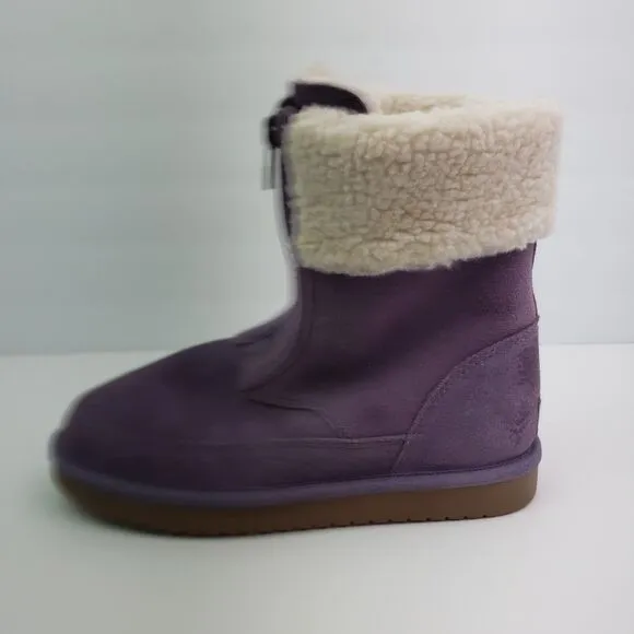Koolaburra By UGG Lytta Girls Size 3Y Purple Suede Warm Winter Boots 1121540K