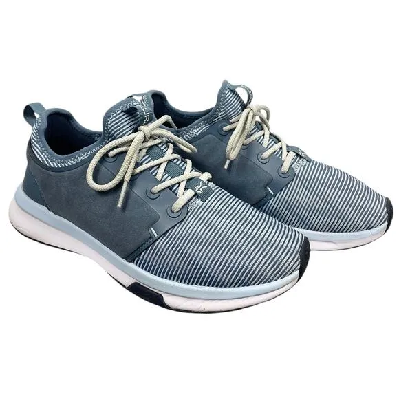 Kuru Atom Blue Gray Mesh Shoes Athletic Sneakers Women’s 9.5 Casual Comfort