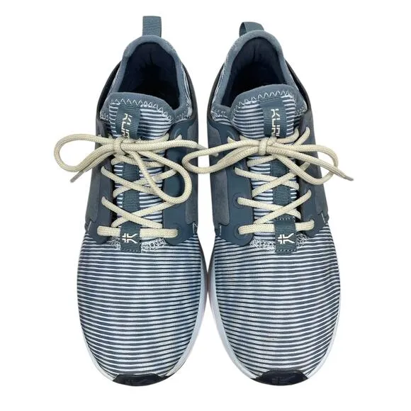 Kuru Atom Blue Gray Mesh Shoes Athletic Sneakers Women’s 9.5 Casual Comfort