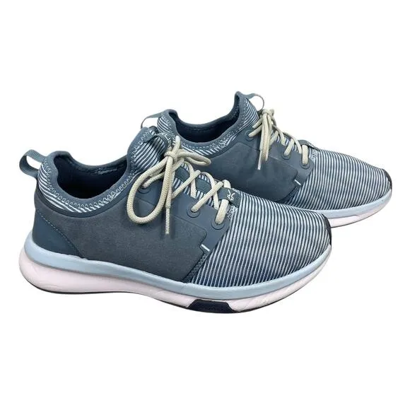 Kuru Atom Blue Gray Mesh Shoes Athletic Sneakers Women’s 9.5 Casual Comfort