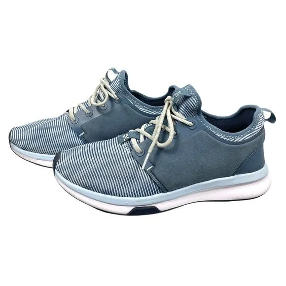 Kuru Atom Blue Gray Mesh Shoes Athletic Sneakers Women’s 9.5 Casual Comfort