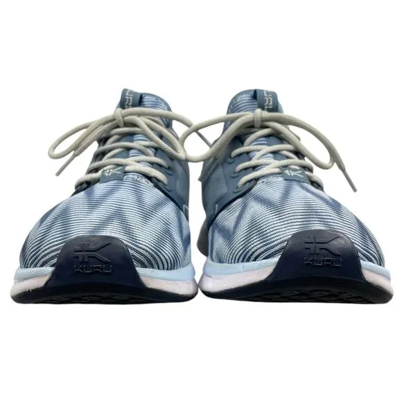 Kuru Atom Blue Gray Mesh Shoes Athletic Sneakers Women’s 9.5 Casual Comfort