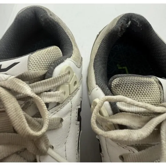 KURU Kinetic Shoes Men 8.5 Wide White Anti Slip Leather Comfort 194181 KuruCloud