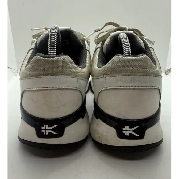 KURU Kinetic Shoes Men 8.5 Wide White Anti Slip Leather Comfort 194181 KuruCloud