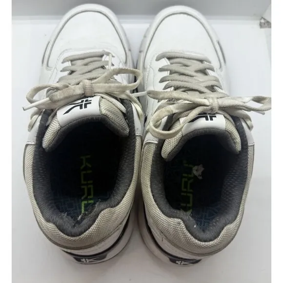 KURU Kinetic Shoes Men 8.5 Wide White Anti Slip Leather Comfort 194181 KuruCloud