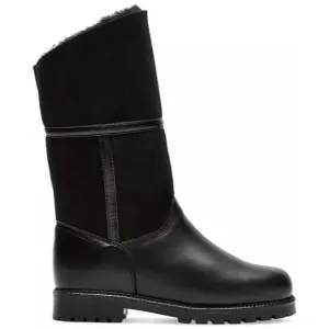 La Canadienne Heritage Women's Harlan Asymmetrical black leather Boots size 7.5