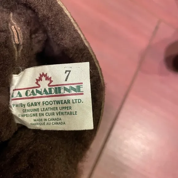 La Canadienne leather and suede boots