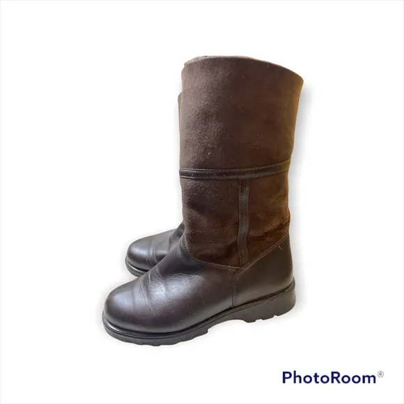 La Canadienne shearling boots size 8
