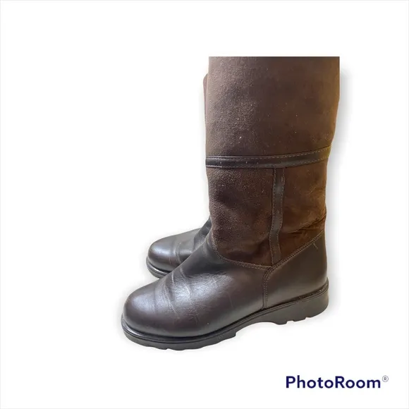 La Canadienne shearling boots size 8