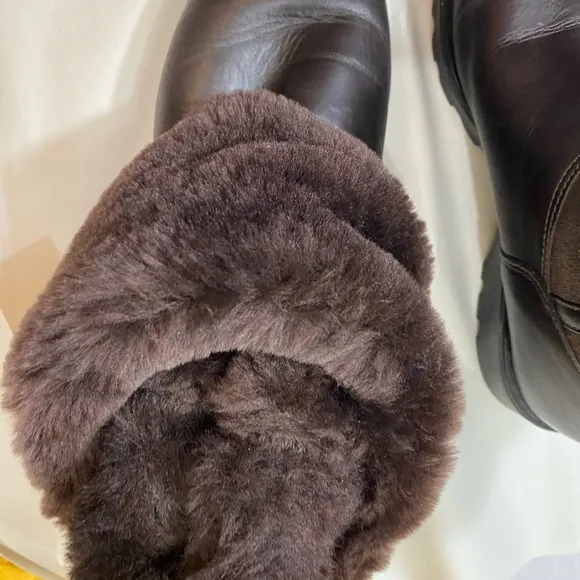La Canadienne shearling boots size 8